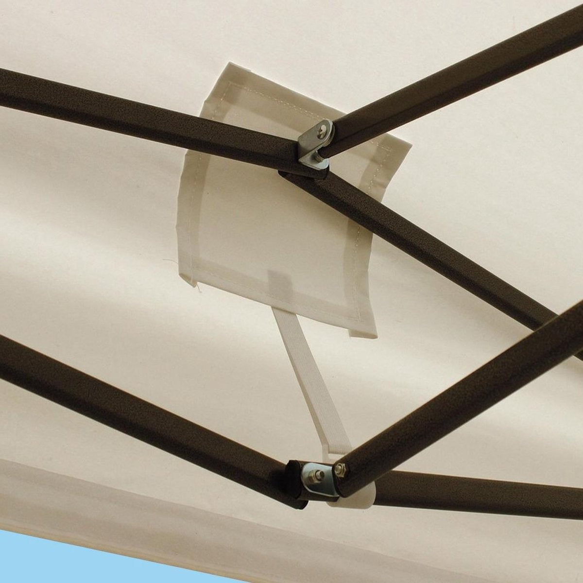 LifeGoods Tuintent Paviljoen 3x3 m opvouwbaar Beige