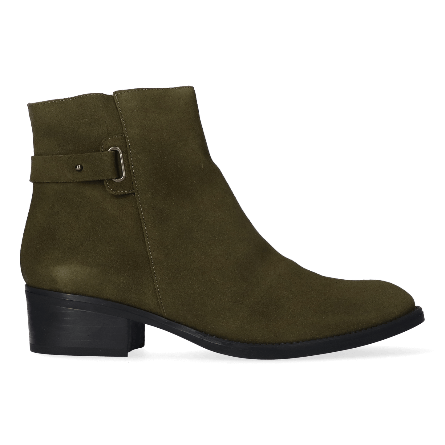 Toni Pons Terry-SY Enkellaarsjes Dames – Taupe – Suède Bovenwerk – Blokhak van 4 cm – Maat 36