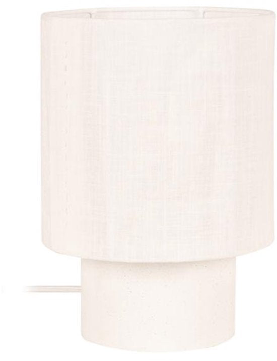 Lucide TISSAJA - Tafellamp - Ø 20 cm - 1xE14 - Wit | Essential