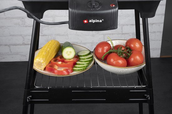 alpina BBQ - Elektrisch - 2-in-1 - Binnen en Buiten - 2000W