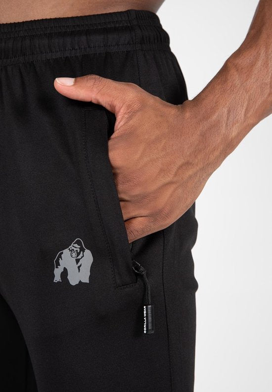 Gorilla Wear - Scottsdale Trainingsbroek - Track Pants - Zwart/Zwart - 2XL