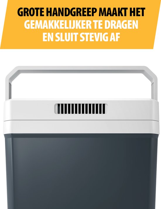 Tristar KB-7530 - Koelbox 30 Liter - Thermo-elektrisch - 12V Autolader 230V Stopcontact - Koelt en verwarmd
