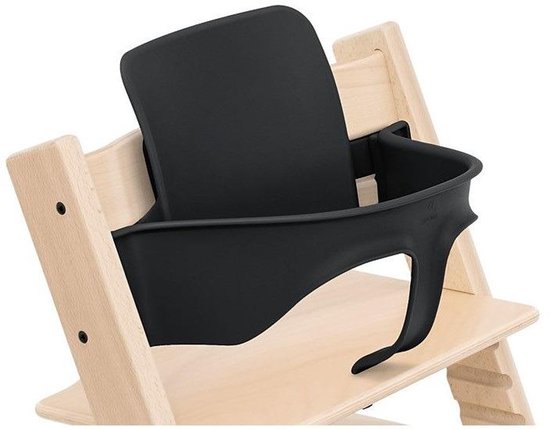 Tripp Trapp Baby Set van Stokke, Zwart - erander de Tripp Trapp stoel in een kinderstoel - Afneembare zitting voor 6-36 maanden - Compatibel met Tripp Trapp-modellen na mei 2006