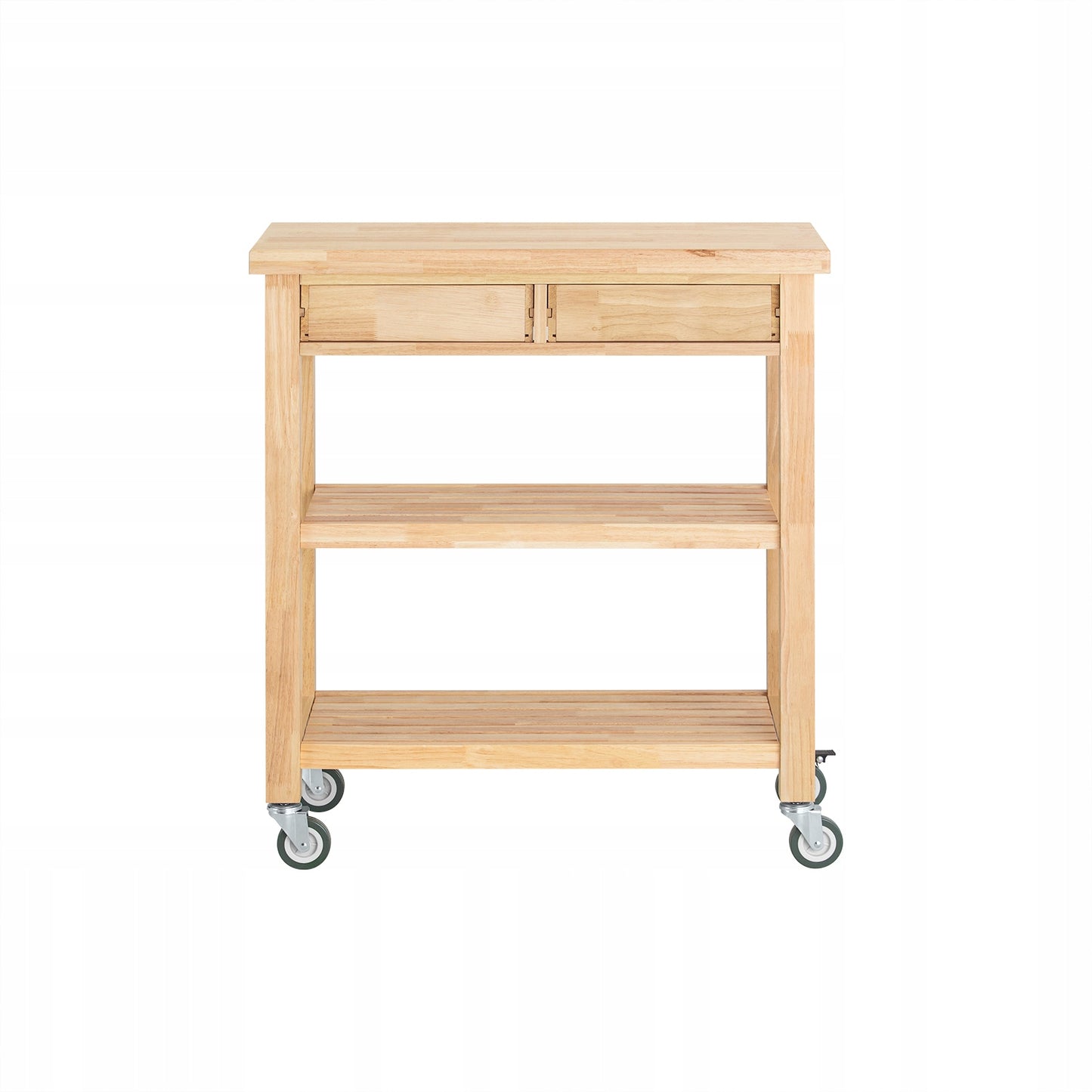 SoBuy Keukenwagen FKW24-II-N - Beukhout - 40x80x90 cm