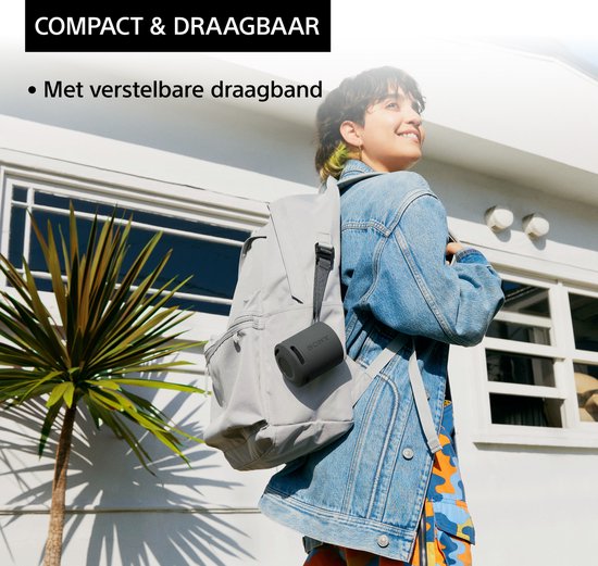 Sony SRS-XB100 - Draagbare Bluetooth Speaker - Zwart