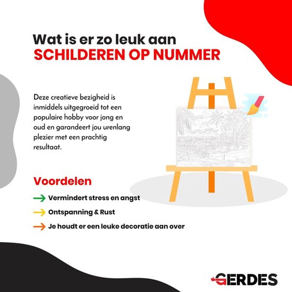 DIY Schilderen op Nummer – Venetië Landschap – Ontspannend Schilderpakket 40x50 cm