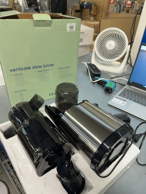 Safecourt Kitchen Sapcentrifuge - Slowjuicer voor Groenten & Fruit - XXL Vulopening - Krachtigste 200W motor