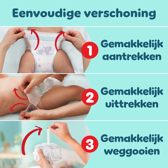 Pampers Premium Protection Pants Maat 4, 168 Luierbroekjes, 9kg-15kg