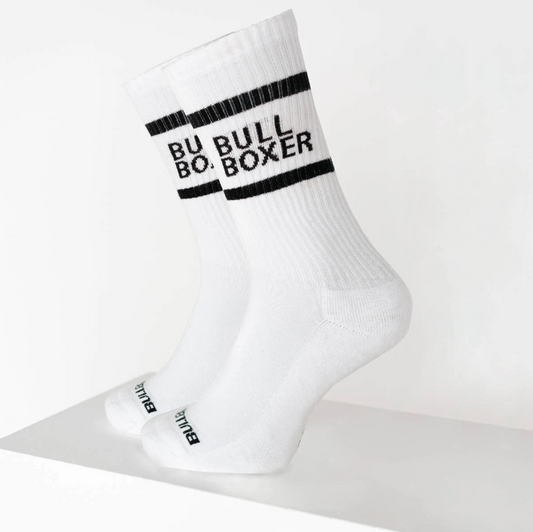 Bullboxer Heren Sokken Wit 2-pack | Maat 35-38 | 75% Katoen