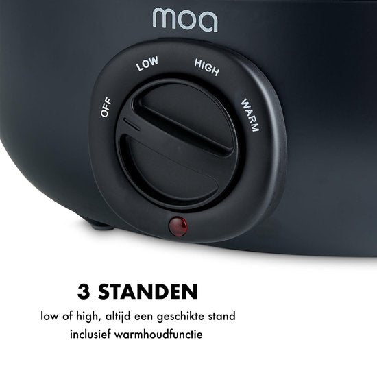 MOA Slowcooker - 6,5 liter - BPA vrij - SC65A