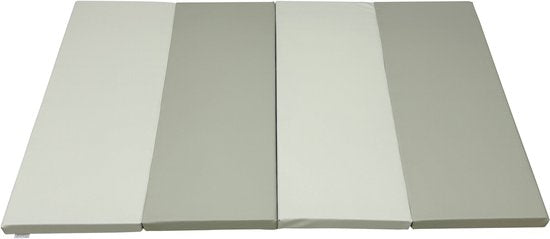 Sunny Dani Foam Speelmat – Opvouwbare Foam Mat – Softplay - Zacht en Veilig Speelkleed – Beige en Grijs – Vanaf 3 maanden