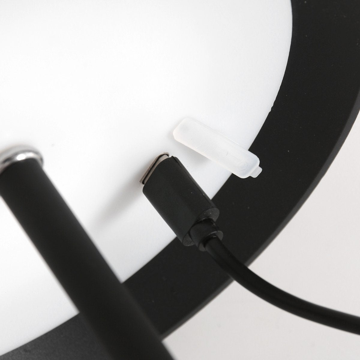 Steinhauer tafellamp Ancilla - zwart - metaal - 15 cm - ingebouwde LED-module - 3353ZW