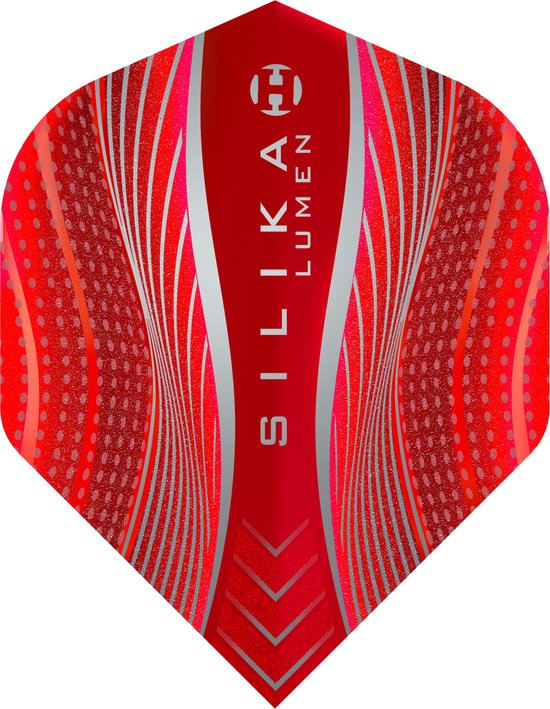 Harrows Silika Lumen NO2 Rood Sterk Kristallijn Gecoat - Dartvluchten