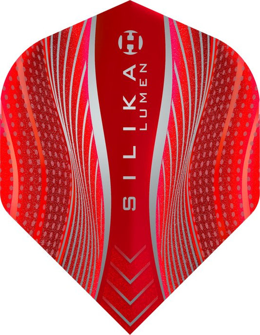 Harrows Silika Lumen NO2 Rood Sterk Kristallijn Gecoat - Dartvluchten