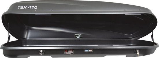 Twinny load Twinnyload Dakbox TBX 470 Liter Mat-Antraciet 189x78x38cm