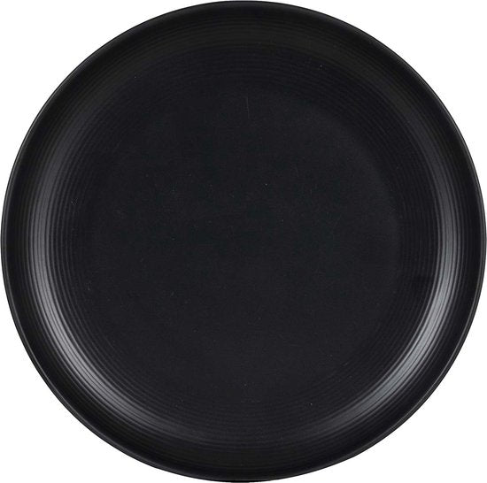 Bo-Camp - Industrial - Dinerbord - Orville - 4 Stuks - Zwart