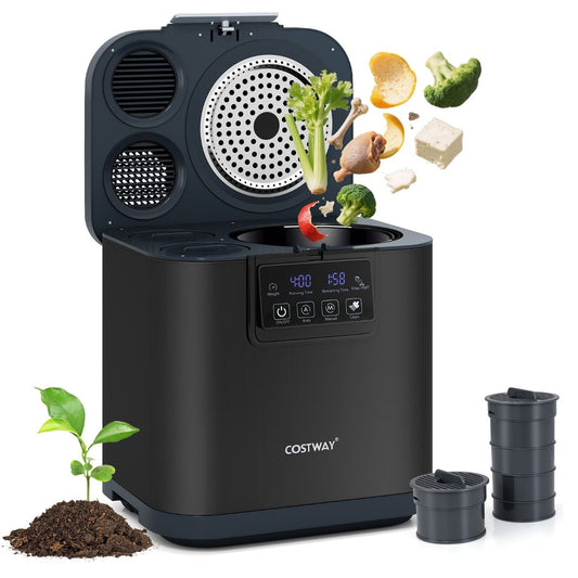 Coast Elektrische Composteerder - 4 liter capaciteit - Zelfreinigend - Zwart