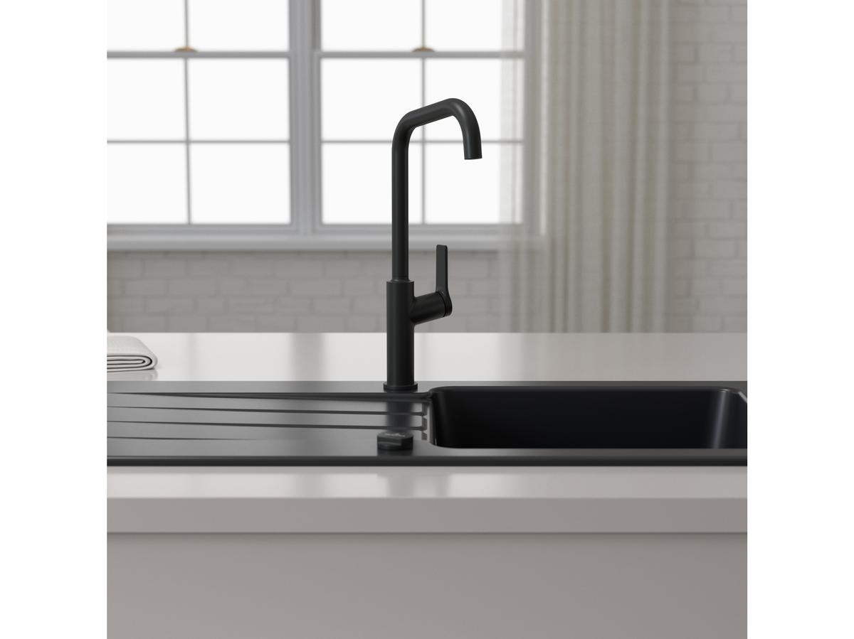 Villeroy & Boch Keukenkraan VB-100 - Hoge Uitloop - Zwart - 22 x 10,5 x 41,8 cm