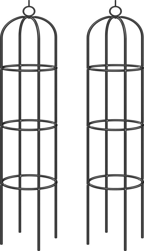 Plantensteun Rozenzuil – 2 St. 200 cm - voor Rozen Klimplanten Bloemen