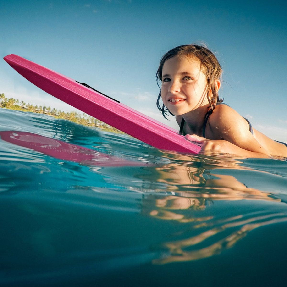 Coast Bodyboard - Lichtgewicht - 106 x 51 x 6 cm - Roze