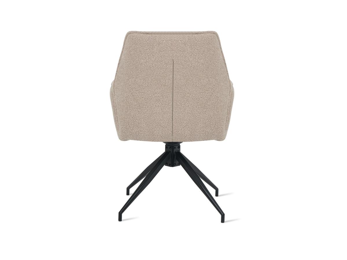 multifurn eetkamerstoel Jill - draaibaar - boucle taupe - set van 2