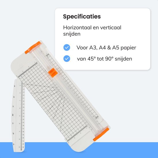 Rol Papier snijder - Voor A3/A4 - 12 vellen tegelijk - Machine - Bureau accessoires - Snijders - Diydash