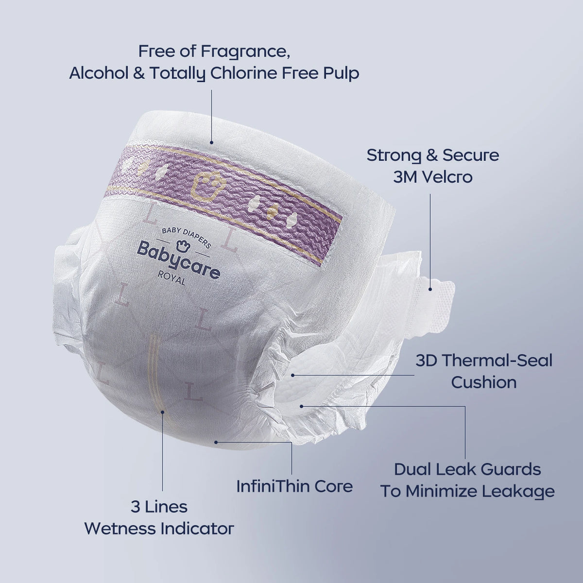 C Babycare Royal Luiers Maat 4 (9-14 kg) - 40 stuks
