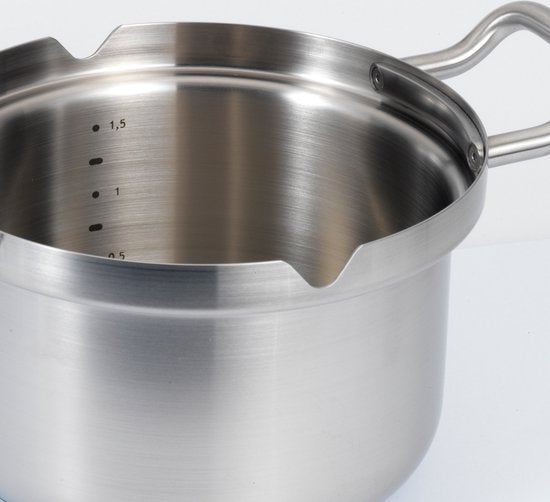 BK Q-linair Master steelpan 16 cm met deksel