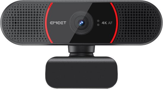 eMeet SmartCam C960 4K webcam 3840 x 2160 Pixels USB Zwart, Rood