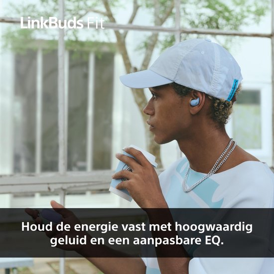 Sony LinkBuds Fit – Draadloze oordopjes met Noise Cancelling - Zwart
