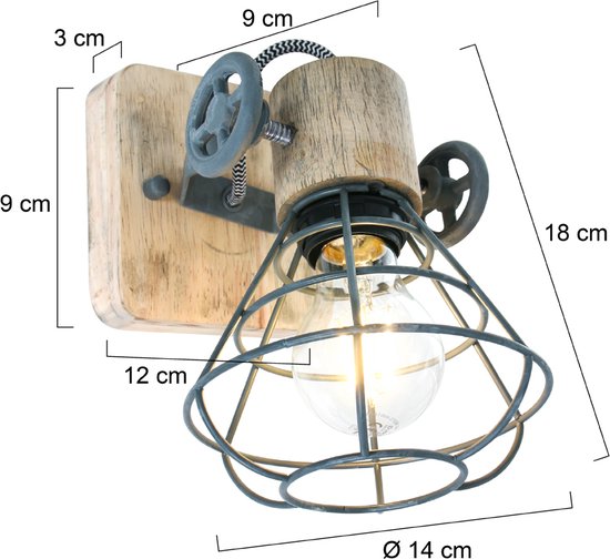 Spot Anne Lighting Guersey - Grijs