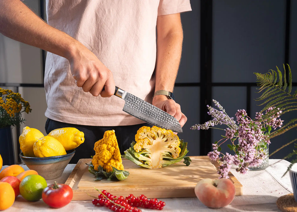 KOTAI Starter Messenset 2-delig – San-Mai AUS-10 Staal – Zwart Pakkahout