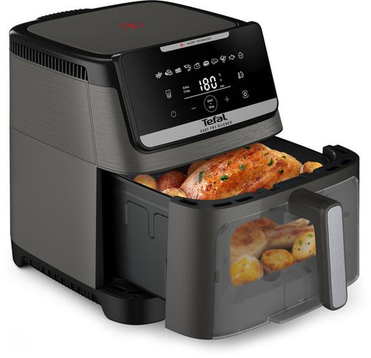 Tefal Easy Fry Silence XXL EY846H - Stille Airfryer XXL 7L - 1700W - 43 dB - 10 Programma's - 55% Sneller - Voor 8 Personen