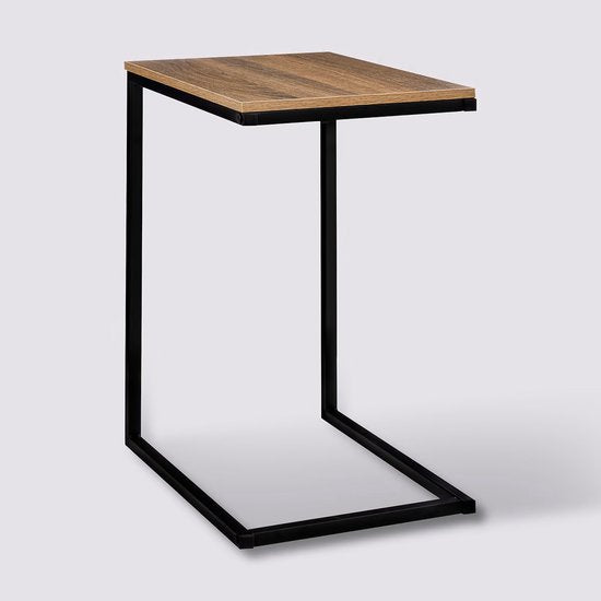 Five®- bijzettafel - metaal /hout - lengte 45 x breedte 35 x hoogte 66,5 cm