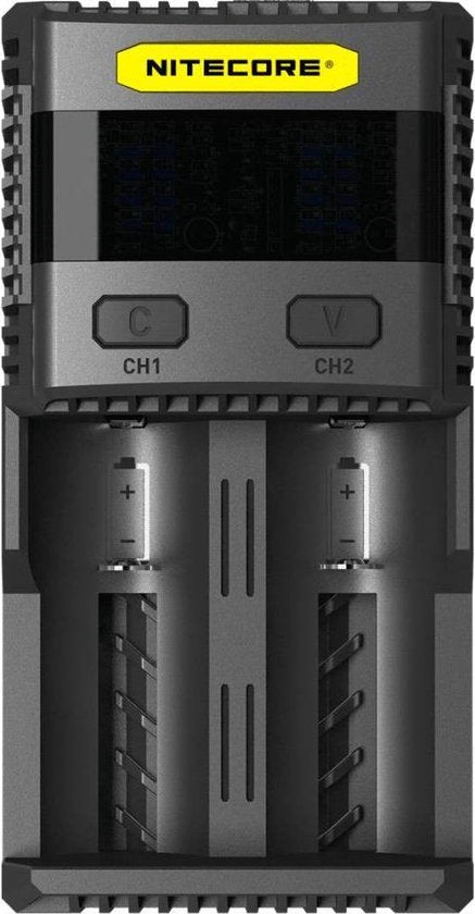 Nitecore SC2 SUPERB batterij lader voor Li-ion/Nimh batterijen