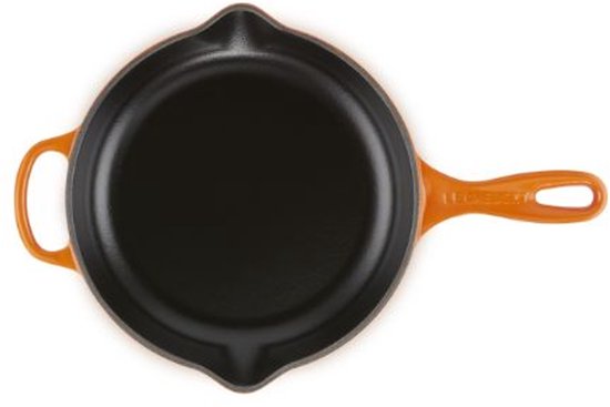 Le Creuset Skillet Signature - Oranjerood - Ø 23 cm - Geëmailleerde Anti-aanbaklaag - Geschikt voor Alle Warmtebronnen, inclusief Inductie - Vaatwasserbestendig - Levenslange Garantie
