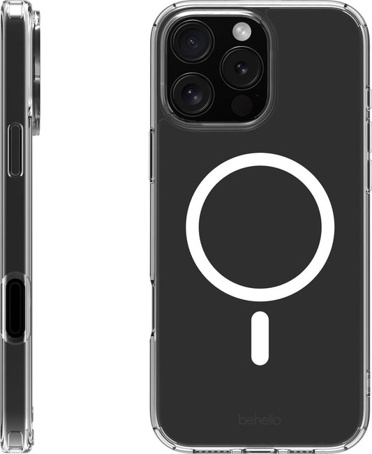 BeHello Hoesje iPhone 16 Pro Max MagSafe - Transparant