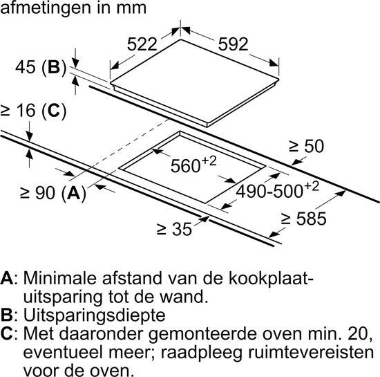 Siemens ET61RBNA1E - iQ300 - Inbouw keramische kookplaat - 60 cm