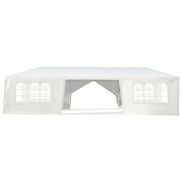 Coast Partytent - Paviljoen - 8 Zijwanden - Waterdicht - 300 x 900 cm - Wit