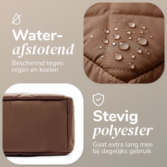 Mommsy Luiertas - Waterafstotend met thermisch flesvak - 53 x 33 x 14 cm - Zwart