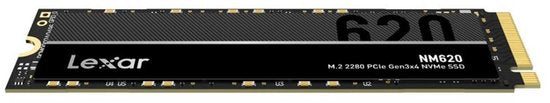 Lexar NM620 - Interne SSD - PCIe Gen3x4 - NVMe M.2 2280 - 512 GB