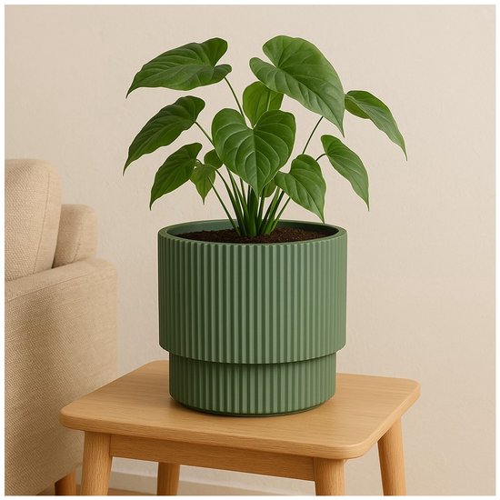 No Brand Pot milly d40cm groen - Kunststof