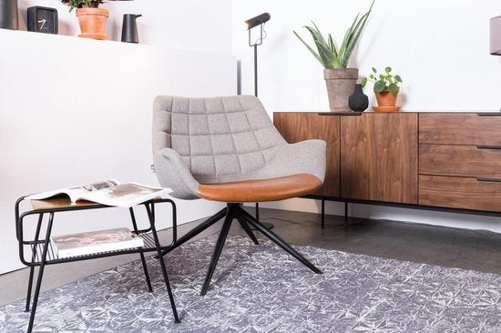 Zuiver Doulton Loungestoel Vintage Bruin