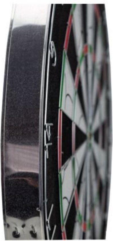 Masterdarts Dartbord 45cm x 2 cm met 2 setjes Pijlen