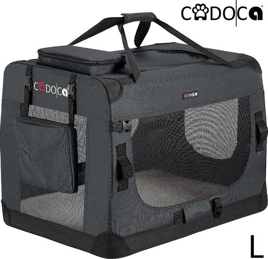 Cadoca Honden & Katten Reismand L - 70x53x50cm - Antraciet