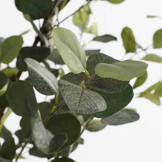 Mica Decorations Eucalyptus Kunstplant in Bloempot - H95 x Ø55 cm - Groen