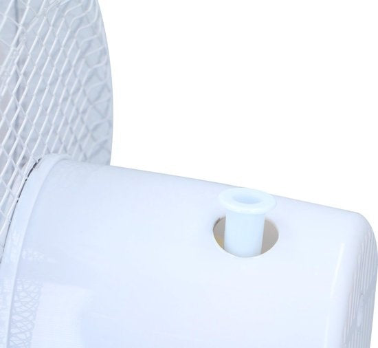 Lifetime Air Tafelventilator - Ø23cm - 2 Snelheden - Kantelbaar - Zwenkfunctie - Wit