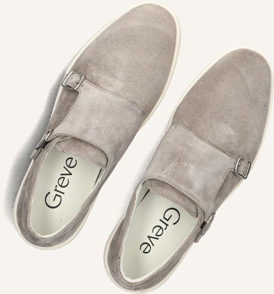 Greve Wave Sneakers - Suède - Heren - Taupe - Maat 46
