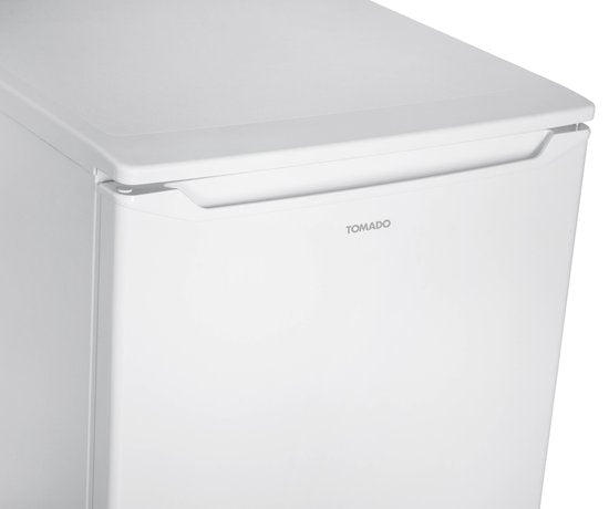 Tomado TRT5501W Tafelmodel koelkast energiezuinig - 109 liter - Met vriesvak - 55 cm breed - Stil: 37 dB - Led-verlichting - Energielabel C - Vrijstaand - Wit