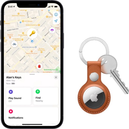 Apple AirTag - 2e generatie (2026) - 1 stuk